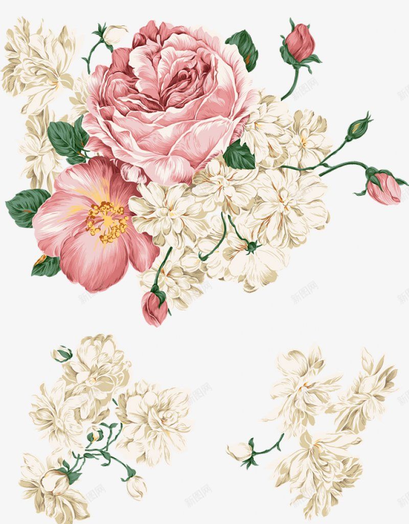 水彩插画花北坤人化妆品饰品高端花朵png免抠素材_88icon https://88icon.com 化妆品饰品高端花朵 插画 水彩 花北坤人