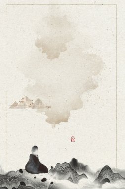 古风中国风底图平面CG插画女古风本系列采集均来自互背景