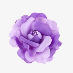 手绘紫色鲜花装饰图素材