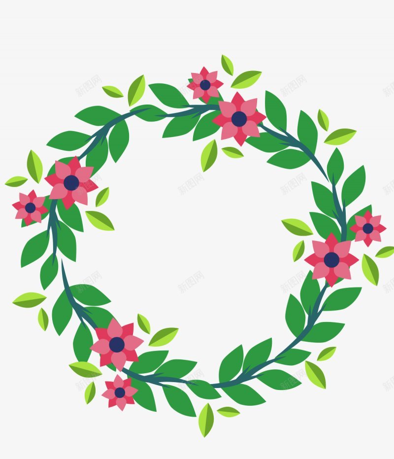 边框装饰彩铅鲜花花卉花朵相框花环花圈的6png免抠素材_88icon https://88icon.com 叶子边框 彩铅鲜花花卉花朵相框 树叶装饰边框 清新 清新风格 热带植物 绿叶 边框装饰 透明