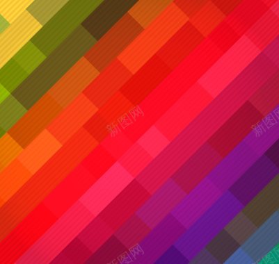 彩虹色方格矢量MaterialBG部分可以平铺部分背景