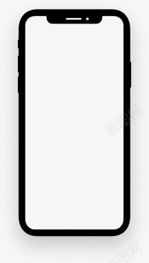 iPhoneX黑色框图标图标