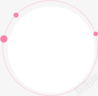 粉色边框星球圆形png免抠素材_88icon https://88icon.com 圆形 星球 淡粉边框 粉色 边框