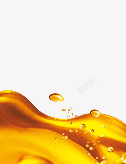 调和油金色质感食用油高清图片