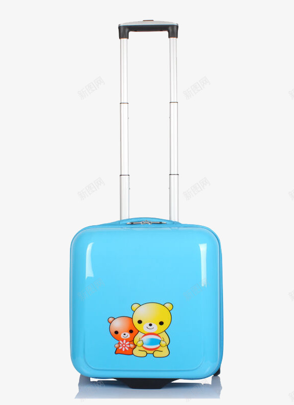 蓝色拉杆箱png免抠素材_88icon https://88icon.com 产品实物 儿童拉杆箱 拉杆箱 旅行箱 行李箱