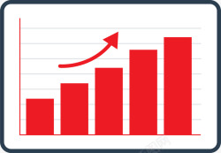 红色数据指标素材