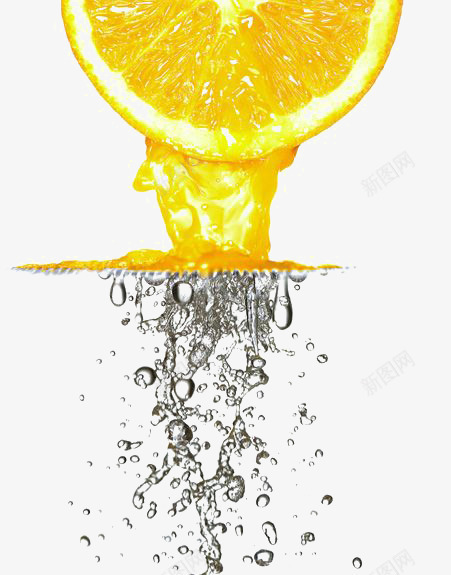 橙汁元素png免抠素材_88icon https://88icon.com 创意水果 喷溅 新鲜水果 橙子 水滴 汁液 营养 鲜榨果汁