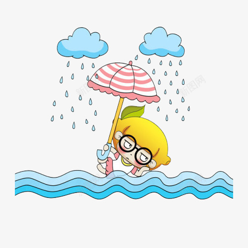 凉爽的下雨天png免抠素材_88icon https://88icon.com 下雨 冰镇 凉爽 夏天 夏日 解暑 解渴 防暑 雨天 饮料