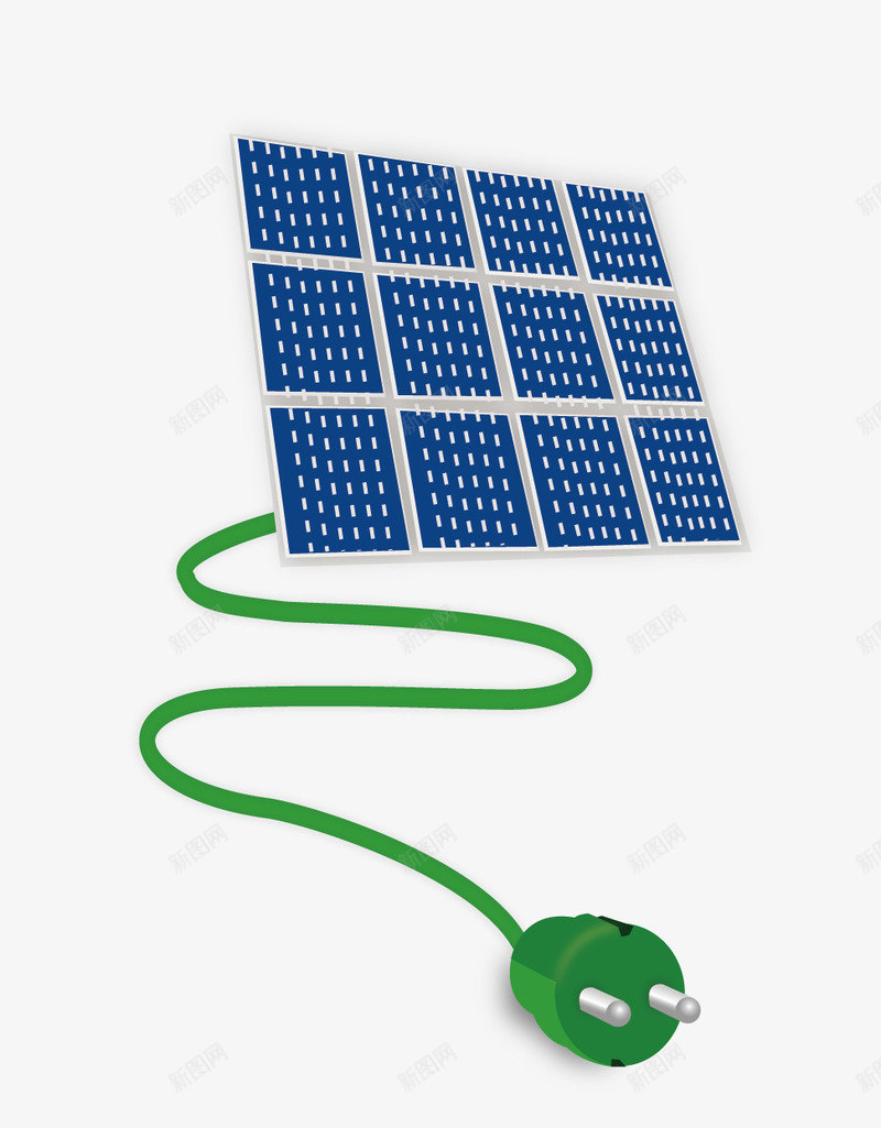 太阳能电池发电卡通图png免抠素材_88icon https://88icon.com PNG 卡通 发电 太阳能电池 新能源