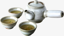 白色茶壶茶文化印章素材