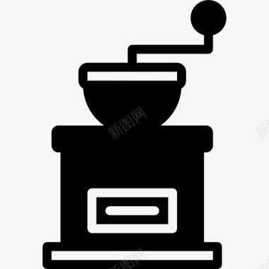 咖啡机免抠图片咖啡研磨机图标图标
