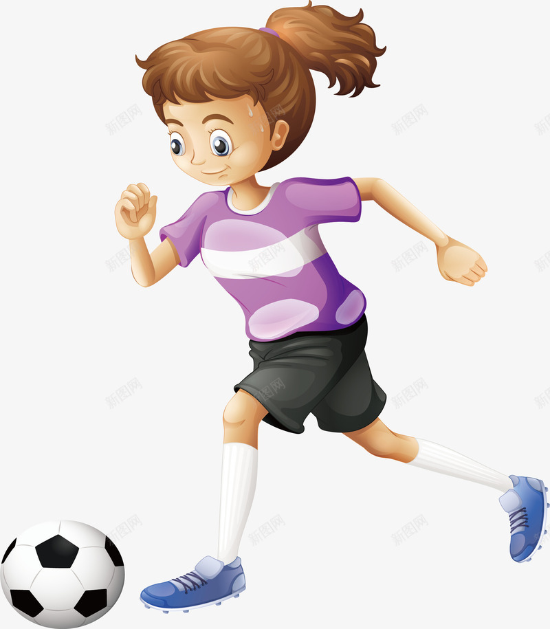 女生暑期足球班png免抠素材_88icon https://88icon.com 女生足球 暑假招生 足球班 踢足球