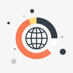 线性圆点网络标志高清图片