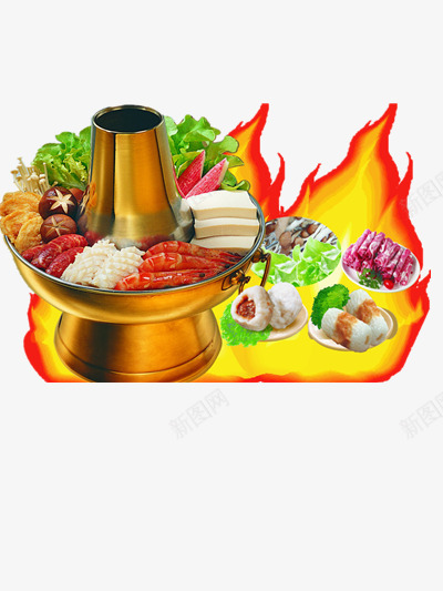 火锅png免抠素材_88icon https://88icon.com 海底捞 火锅店 美食 辣