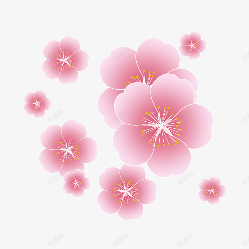 春天手绘花朵图png免抠素材_88icon https://88icon.com 手绘 春天 樱花 粉色 花朵