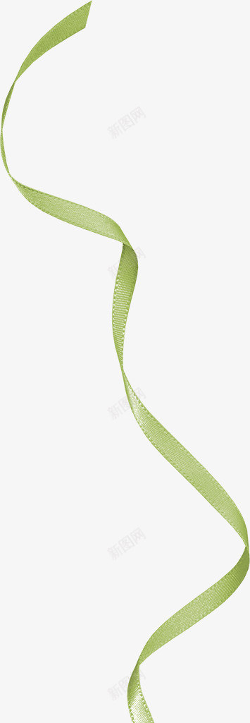 绿色丝带png免抠素材_88icon https://88icon.com 彩带 滑丝 礼带 飘带