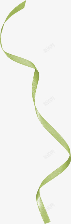 礼带组合绿色丝带高清图片