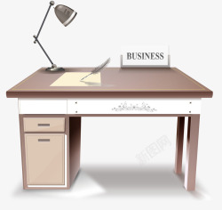 木质办公桌素材
