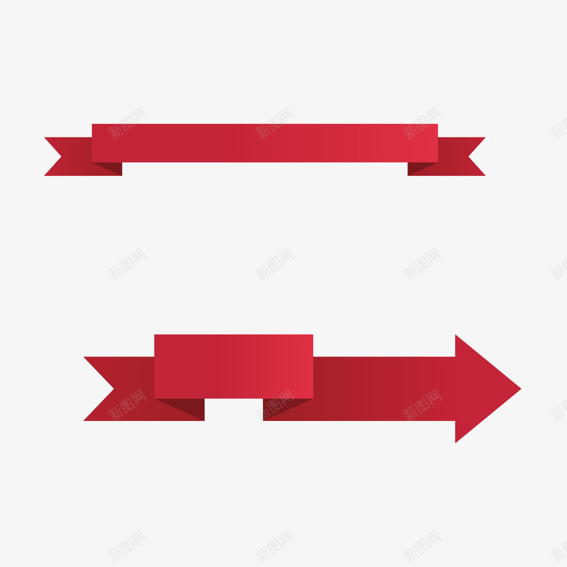 红色横幅创意图像png免抠素材_88icon https://88icon.com 不规则图形 丝带 元素 几何 几何背景 勋带 图像 图案 带子 广告设计 形状 彩带 扁平化 横幅 箭头 红丝带 红色 缎带 装饰 设计 飘带
