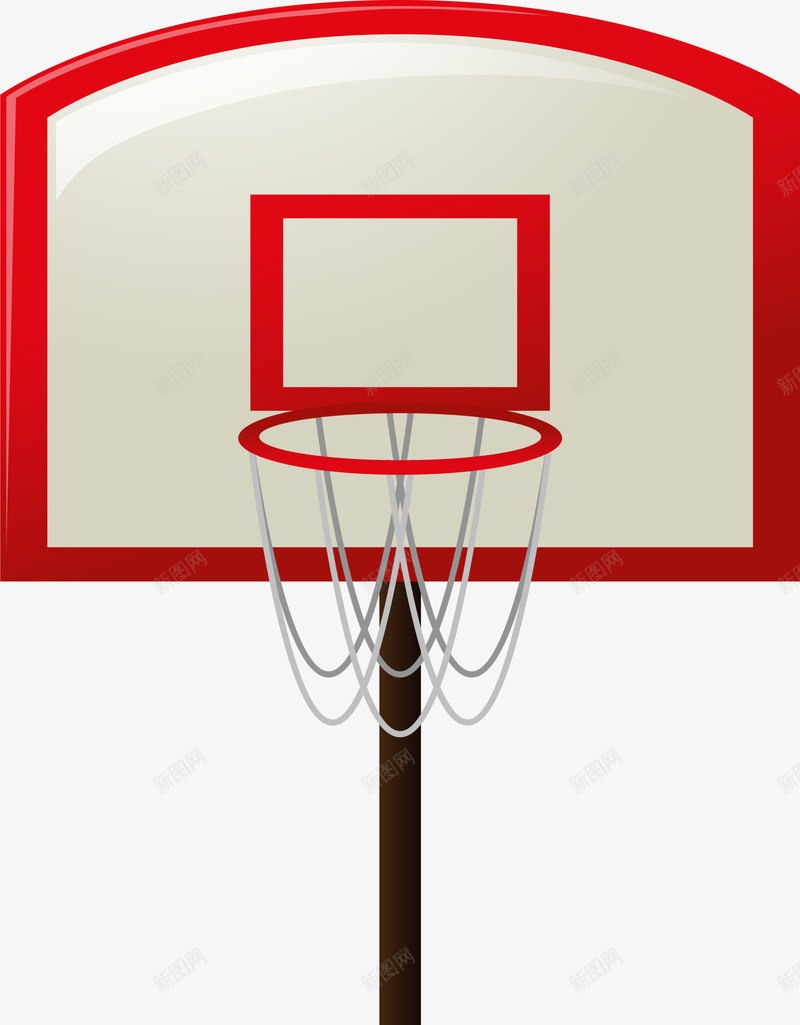 篮球运动卡通篮筐png免抠素材_88icon https://88icon.com 一个篮筐 卡通篮筐 打篮球 篮板 篮球比赛 篮球运动