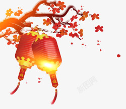 红灯笼春节红灯笼psd分层图高清图片
