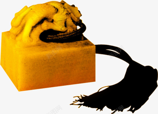 雕刻底座黄色玉石雕刻印章图标图标