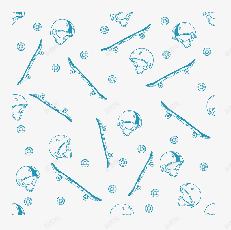 蓝色蘑菇背景png免抠素材_88icon https://88icon.com 可爱 彩色 手绘的 漫画 矢量的 简单 蓝色 蘑菇