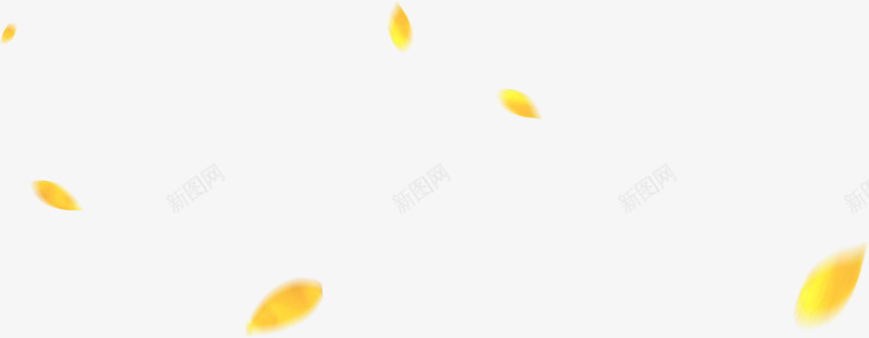 漂浮黄色花瓣png免抠素材_88icon https://88icon.com 动感 漂浮 点缀 花瓣 黄色