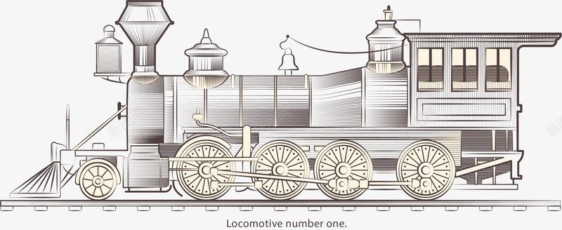 素描蒸汽车png免抠素材_88icon https://88icon.com 工业革命 机械化时代 蒸汽火车 蒸汽车