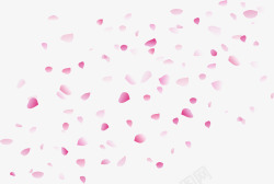 粉红樱花浪漫漂浮粉红樱花矢量图高清图片