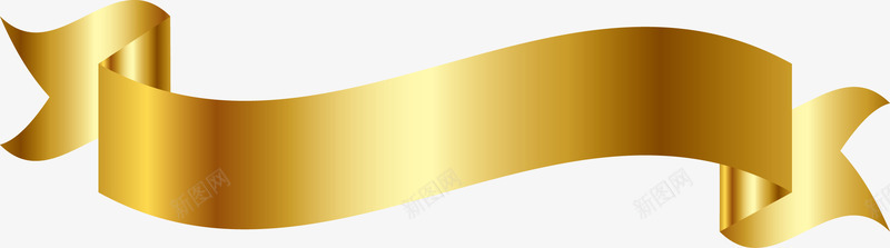 动态光效素材金色飘带矢量图图标图标