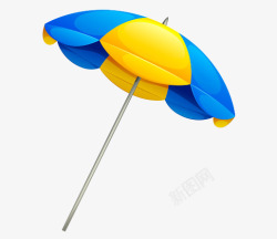暑假旅行主题伞图标高清图片