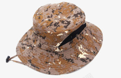 大沿盆帽渔夫帽防紫外线渔夫帽迷彩帽子高清图片