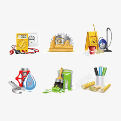 装修和维修矢量图素材