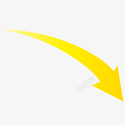 创意彩色对话框创意黄色箭头高清图片
