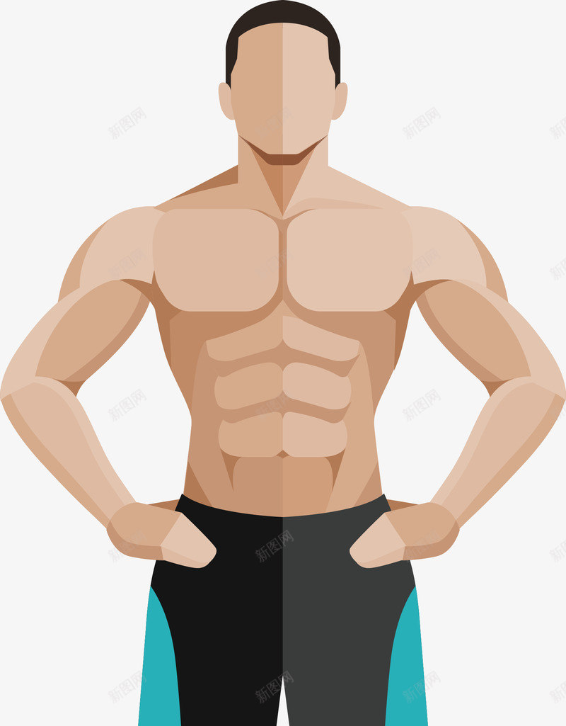 创意卡通肌肉男人图png免抠素材_88icon https://88icon.com png图形 人 健身 健身图 强壮肌肉男 男人 肌肉 肌肉男漫画 运动 锻炼 锻炼的男人