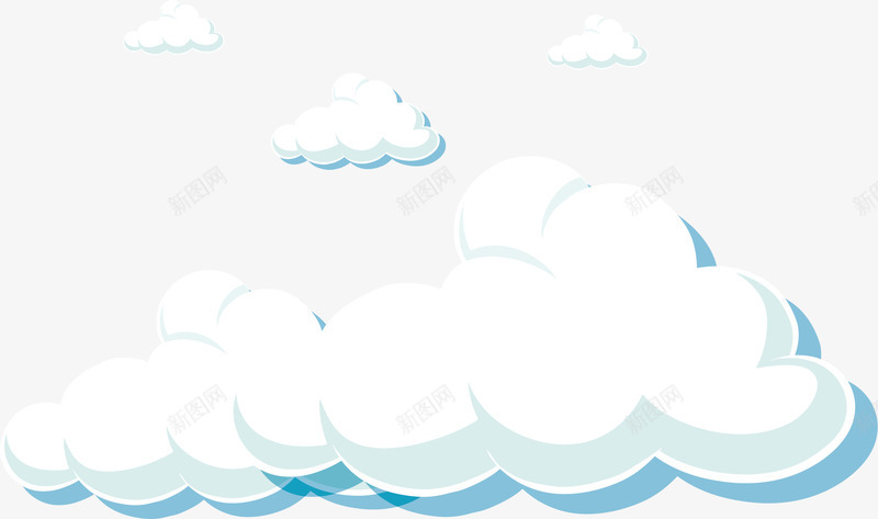 漂浮的云朵png免抠素材_88icon https://88icon.com 云朵 创意 卡通手绘 新图 水彩 白云 白色 装饰
