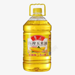 产品实物鲁花玉米油油素材