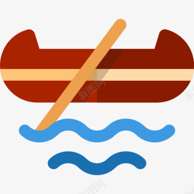 运动logo独木舟图标图标