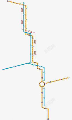 装饰线路图表矢量图素材