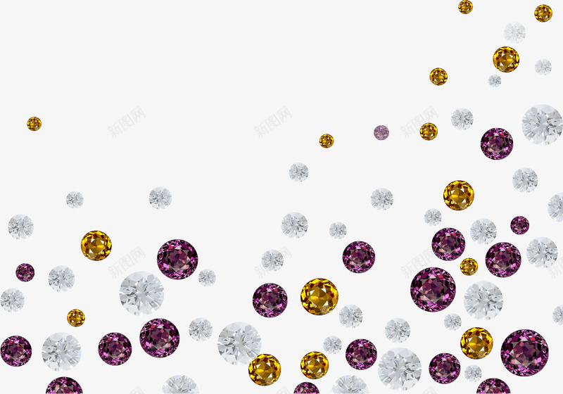 圆形钻石堆矢量图ai免抠素材_88icon https://88icon.com 圆形 宝石 晶莹的钻石 透明钻石 钻石 钻石堆 矢量图