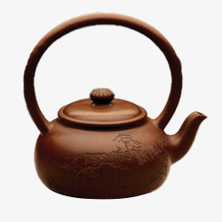 茶壶中国元素古典棕色素材