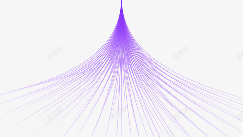 紫色放射性线条png免抠素材_88icon https://88icon.com 放射性线条 紫色 绚丽
