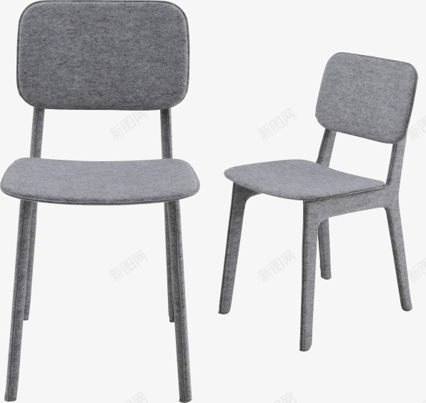 灰色椅子png免抠素材_88icon https://88icon.com 家具 椅子 灰色椅子 简单的灰色椅子