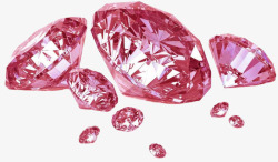 紫红色钻石素材