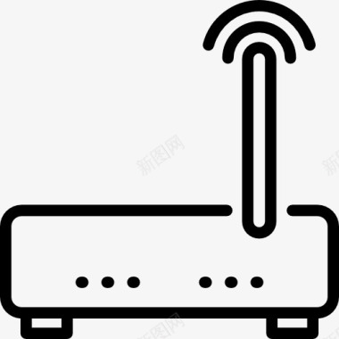 无线网络连接路由器图标图标