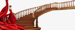 棕色台阶棕色楼梯高清图片