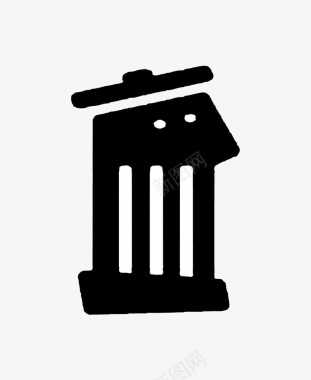 可回收物垃圾桶系列3图标图标