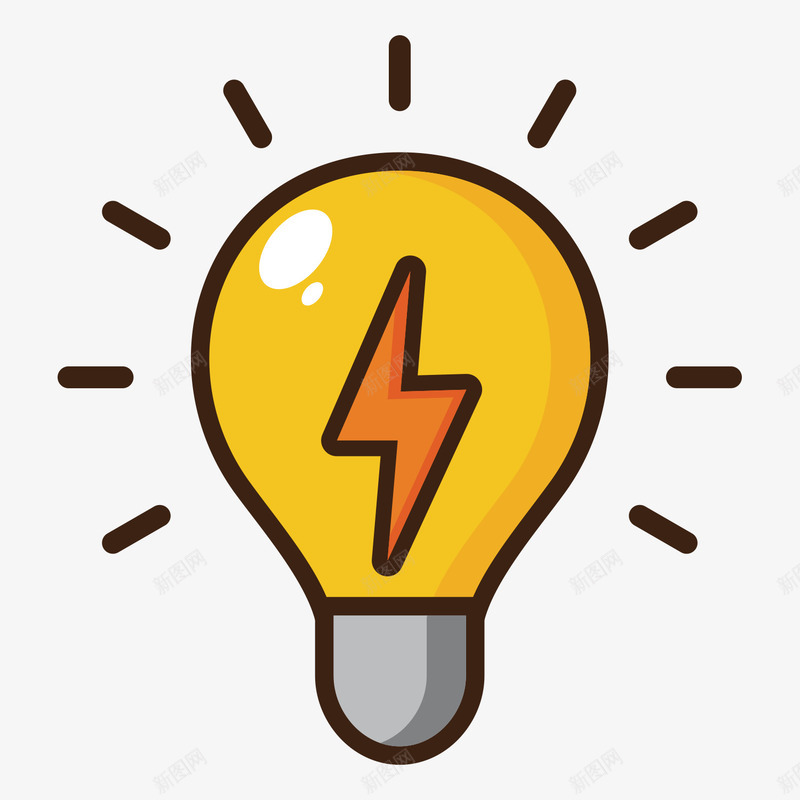 卡通创意灯泡知识矢量图ai免抠素材_88icon https://88icon.com 一个好想法 创意 卡通风格灯泡 团队合作 思维 思考 想法 手绘灯泡 插图 灯泡知识 灵光一闪 用电安全 矢量图 知识