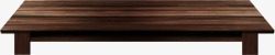 棕色中国风木桌装饰素材